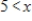 <strong>Use a graphing utility to graph the equation.Use the graph to approximate the values of x that satisfy each inequality. Equation: Inequality: </strong> A) B) C) D) E)