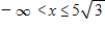 <strong>Use a graphing utility to graph the equation.Use the graph to approximate the values of x that satisfy each inequality. Equation: Inequality: </strong> A) B) C) D) E)