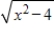 <strong>Find the domain of x in the expression. </strong> A) B) C) D) E)