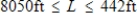 <strong>A rectangular parking lot with a perimeter of 442 feet is to have an area of at least 8050 square feet.Within what bounds must the length of the rectangle lie? </strong> A) B) C) D) E)