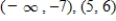 <strong>Determine the intervals on which the following polynomial is entirely negative and those on which it is entirely positive. </strong> A)entirely negative: ;entirely positive: B)entirely negative: ;entirely positive: C)entirely negative: ;entirely positive: D)entirely negative: ;entirely positive: E)entirely negative: ;entirely positive: