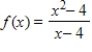 <strong>Determine the zeros (if any)of the rational function .</strong> A)x = -4,x = 4 B)no zeros C)x = -3 D) E)x = -2,x = 2