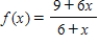 <strong>Find vertical and horizontal asymptotes. </strong> A)Vertical asymptote: x = -6 Horizontal asymptote: y = 6 B)Vertical asymptote: x = 0 Horizontal asymptote: y = -6 C)Vertical asymptote: x = 6 Horizontal asymptote: y = -6 D)Vertical asymptote: x = 0 Horizontal asymptote: y = 6 E)Vertical asymptote: x = -6 Horizontal asymptote: y = 0