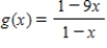 <strong>Find domain of the following function. </strong> A)all real numbers x B)all real numbers x except x = 1 C)all real numbers x except x = -9 D)all real numbers x except x = -1 E)all real numbers x except x = 9