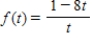 <strong>Find all intercepts of the following function. </strong> A)t-intercept: B)t-intercept: (0,8) C)t-intercept: (8,0) D)t-intercept: E)t-intercept: