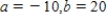 <strong>Find real numbers a and b such that the equation is true. </strong> A) B) C) D) E)
