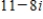 <strong>Write the complex number in standard form. </strong> A) B) C) D) E)