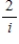 <strong>Write the quotient in standard form. </strong> A) B) C)-2i D) E)2i