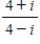 <strong>Write the quotient in standard form. </strong> A) - i B) + i C) + i D) + i E) + i