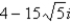 <strong>Write the complex number in standard form. </strong> A) B) C) D) E)
