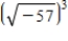 <strong>Simplify the complex number and write it in standard form. </strong> A)185,193i B)-57i C)- i D) i E)-185,193i