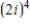 <strong>Simplify the complex number and write it in standard form. </strong> A)16 B)-16 C)16i D)-16i E)2i