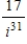 <strong>Do the operation and express the answer in a + bi form. </strong> A)-17i B)-85i C)-17 D)17i E)17