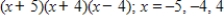 <strong>If x = -4 is a root of ,use synthetic division to factor the polynomial completely and list all real solutions of the equation.</strong> A) B) C) D) E)