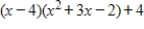 <strong>Write the function in the form f(x)= (x - k)q(x)+ r for the given value of k and demonstrate that f(k)= r. </strong> A) B) C) D) E)