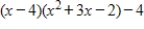 <strong>Write the function in the form f(x)= (x - k)q(x)+ r for the given value of k and demonstrate that f(k)= r. </strong> A) B) C) D) E)