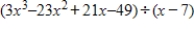 <strong>Use synthetic division to divide. </strong> A) B) C) D) E)