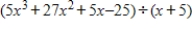 <strong>Use synthetic division to divide. </strong> A) B) C) D) E)