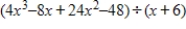 <strong>Use synthetic division to divide. </strong> A) B) C) D) E)