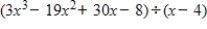 <strong>Use synthetic division to divide. </strong> A) B) C) D) E)
