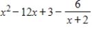 <strong>Use synthetic division to perform the division. </strong> A) B) C) D) E)none of these