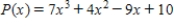<strong>Let . Use synthetic division to find the value P (-6). </strong> A)-2,608 B)-1,303 C)-1,305 D)-1,304 E)none of these