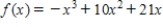 <strong>Select from the following which is the polynomial function that has the given zeros. </strong> A) B) C) D) E)