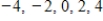 <strong>Select from the following which is the polynomial function that has the given zeros. </strong> A) B) C) D) E)