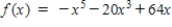 <strong>Select from the following which is the polynomial function that has the given zeros. </strong> A) B) C) D) E)