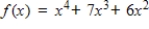 <strong>Find all real zeros of the polynomial and determine the multiplicity of each.</strong> A) B) C) D) E)