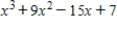 <strong>Find a polynomial with the given zeros. </strong> A) B) C) D) E)none of these