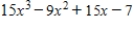 <strong>Find a polynomial with the given zeros. </strong> A) B) C) D) E)none of these