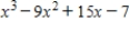 <strong>Find a polynomial with the given zeros. </strong> A) B) C) D) E)none of these