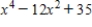 <strong>Find a polynomial with the given zeros. </strong> A) B) C) D) E)none of these