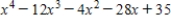<strong>Find a polynomial with the given zeros. </strong> A) B) C) D) E)none of these