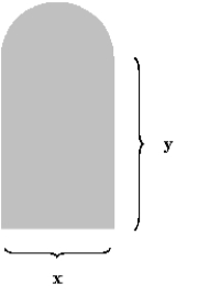 <strong>A Norman window has the shape of a rectangle surmounted by a semicircle as in the figure below.If the perimeter of the window is 40 ft,express the area,A,as a function of the width,x,of the window. </strong> A) A ( x ) = \frac { 160 x - 4 x ^ { 2 } - \pi x ^ { 2 } } { 8 } B) A ( x ) = \frac { 80 x - x ^ { 2 } } { 2 } C) A ( x ) = \frac { 80 x - 2 x ^ { 2 } - \pi x ^ { 2 } } { 4 } D) A ( x ) = \frac { 80 x + ( 2 - \pi ) x ^ { 2 } } { 4 } E) A ( x ) = \frac { 160 x - 4 x ^ { 2 } - \pi x ^ { 2 } } { 2 }
