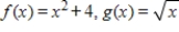 <strong>Find and the domain of the composite function. </strong> A) Domain of : all real numbers x B) Domain of : all real numbers x C) Domain of : all real numbers x D) Domain of : all real numbers x E) Domain of : all real numbers x