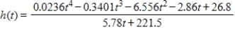 <strong>The number of people playing tennis T (in millions)in the United States from 2000 through 2007 can be approximated by the function and the U.S.population P (in millions)from 2000 through 2007 can be approximated by the function ,where t represents the year,with t = 0 corresponding to 2000. Find . </strong> A) B) C) D) E)