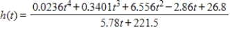 <strong>The number of people playing tennis T (in millions)in the United States from 2000 through 2007 can be approximated by the function and the U.S.population P (in millions)from 2000 through 2007 can be approximated by the function ,where t represents the year,with t = 0 corresponding to 2000. Find . </strong> A) B) C) D) E)