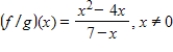 <strong>Find ( f / g )(x). </strong> A) B) C) D) E)