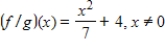 <strong>Find ( f / g )(x). </strong> A) B) C) D) E)