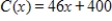 <strong>The monthly cost C of running the machinery in a factory for t hours is given by The number of hours t needed to produce x products is given by . Find the equation representing the cost C of manufacturing x products.</strong> A) B) C) D) E) 