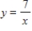 <strong>Find a mathematical model representing the statement.(Determine the constant of proportionality. ) Y is inversely proportional to x. </strong> A) B) C) D) E)