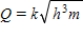 <strong>Find a mathematical model for the verbal statement: Q is jointly proportional to the cube of h and the square root of m. </strong> A) B) C) D) E)