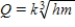 <strong>Find a mathematical model for the verbal statement: Q is jointly proportional to the cube of h and the square root of m. </strong> A) B) C) D) E)
