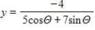 <strong>Convert the rectangular equation to polar form.Assume r > 1. </strong> A) B) C) D) E)