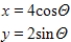 <strong>Eliminate the parameter and write the corresponding rectangular equation whose graph represents the curve. </strong> A) B) C) D) E)