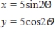 <strong>Eliminate the parameter and write the corresponding rectangular equation whose graph represents the curve. </strong> A) B) C) D) E)
