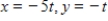 <strong>Using following result find a set of parametric equation of the line. Line: passes through (0,0)and </strong> A) B) C) D) E)