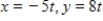 <strong>Using following result find a set of parametric equation of the line. Line: passes through (0,0)and </strong> A) B) C) D) E)